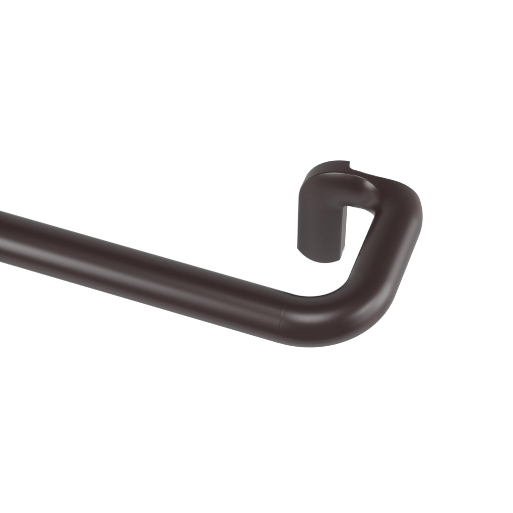 Umbra Twilight Curtain Rod Set – Wrap Around Design Ideal for Blackout or Room Darkening Panels, 28 to 48 Inches, Nickel