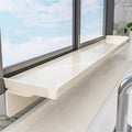 Window Sill Extender Shelf - 23.6"x5.9" Over Sink Countertop Extender, Space Saving Kitchen Window Shelf for Dishes, Plants, Kitchen Organizer, No-Drill Installation (23.6x5.9in/60x20cm)