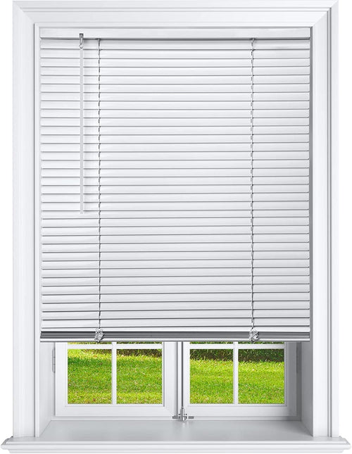 Cordless 1 Inch Window Blinds, Mirrotek Cordless Blinds Light Filtering Mini Blinds (27" x 64")